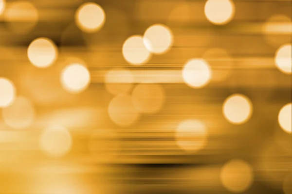 Blurred Lights on yellow gold background — Stock Photo, Image