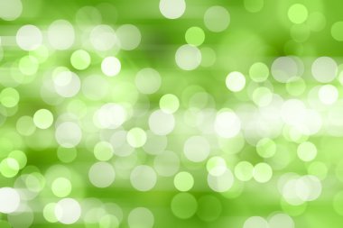 Bulanık ışık yeşil zemin üzerine veya yeşil renkli ışıkları