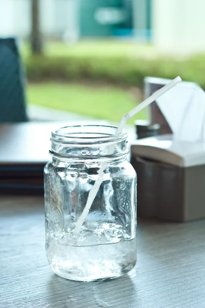 Glass of drink water. — Stock Photo, Image