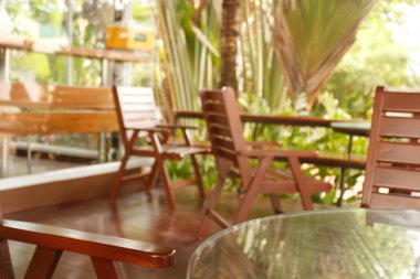 Kahve Dükkanı yumuşak arka plan bulanıklık.