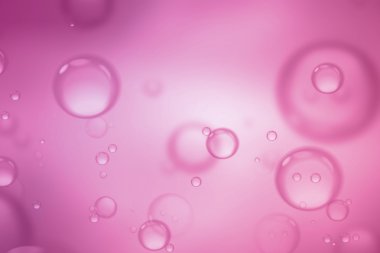 Sabun köpüğü pembe arka plan, arka plan üzerinde.