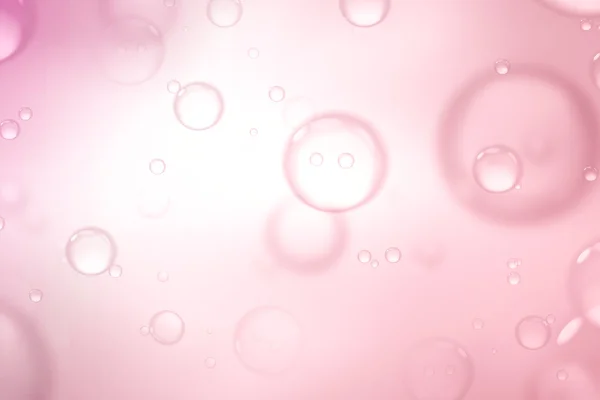 Soap bubbles on pink background, abstract background. — Stock Photo, Image