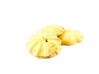 beyaz arkaplanda çerezler.