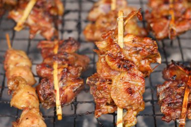 Tavuk ızgara demir soba, şömine, geleneksel Tay styl