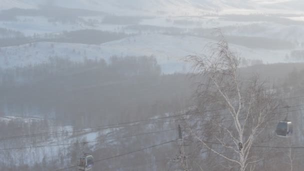 高山滑雪 — 图库视频影像