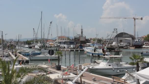 Puertos marítimos — Vídeo de stock