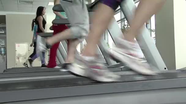 Sport activities - running — Stock Video