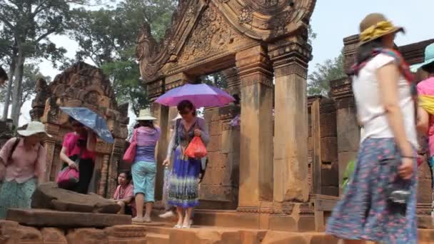 Kamboçya Angkor Tapınağı — Stok video