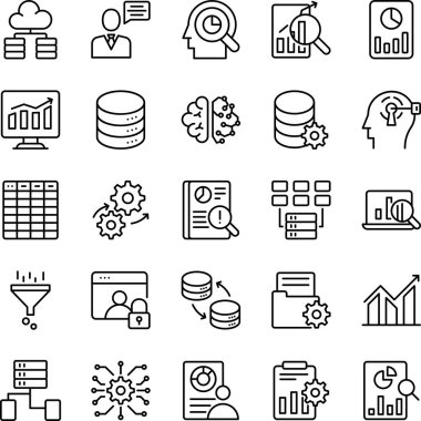 Veri Analizi simge çizgisi çizgisi biçimi Ekstra çapa noktalarından temiz vuruş yok 