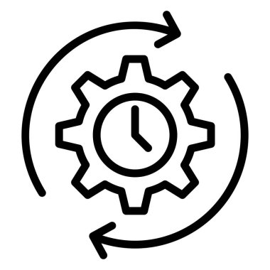 seo ve optimizasyon çizgisi vektör simgesi.