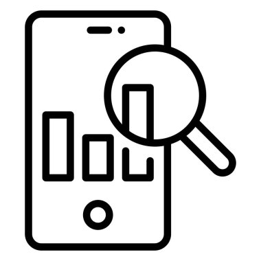 seo ve pazarlama satırı vektör simgesi.