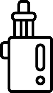 esrar için çizgi vektör sigara içme aygıtı