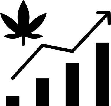 kenevir içeren çizgi vektör simgesi, analitik grafik