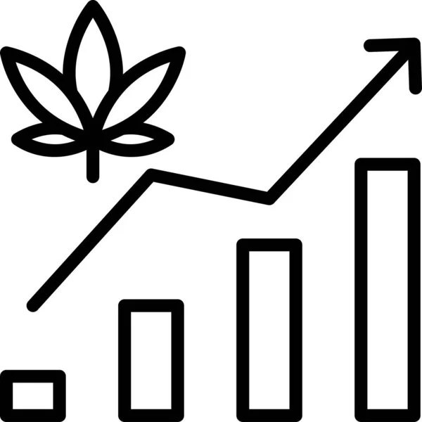 kenevir içeren çizgi vektör simgesi, analitik grafik