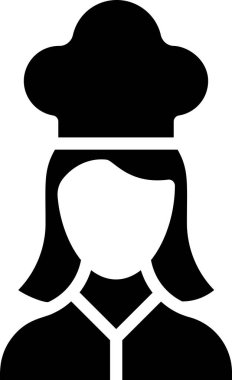 şef vektör çizgisi simgesi