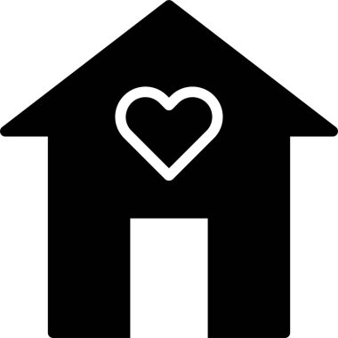 ev ve emlak vektör simgesi