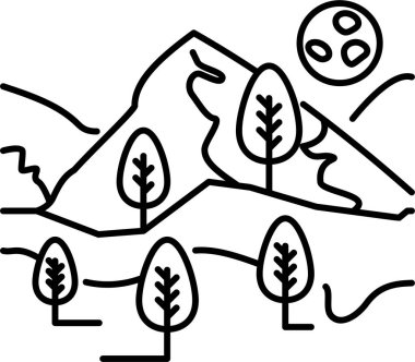 Çizgi film arabasının vektör çizimi