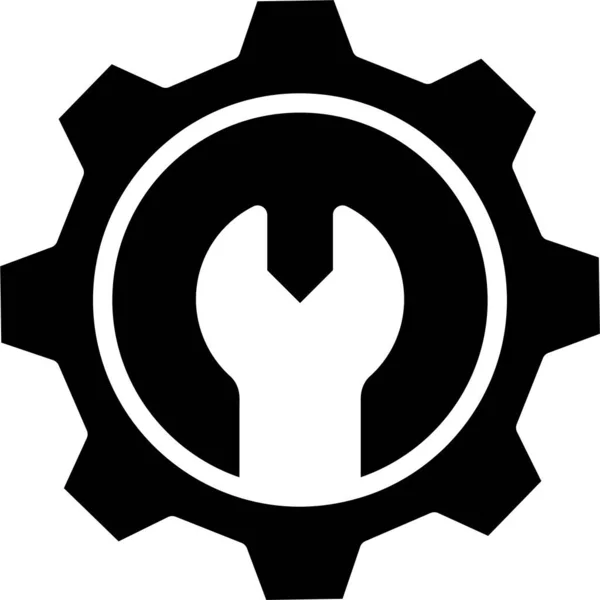 dişli simgesi vektör illüstrasyonu