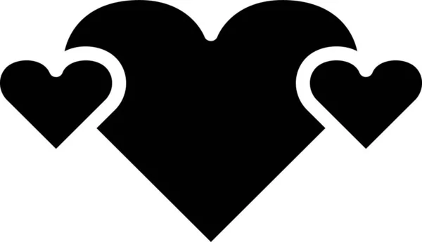 Beyaz arkaplanda kalp şekli simgesi