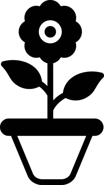 Цветок Горшке — стоковый вектор