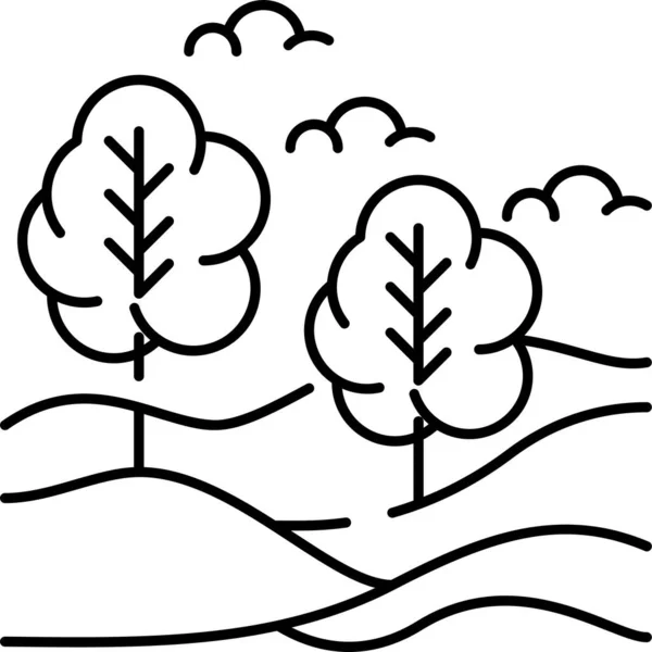 Beyaz arkaplanda ağaç silueti