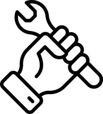 beyaz arkaplan, vektör, illüstrasyon üzerinde izole edilmiş ingiliz anahtarı düz simgesi