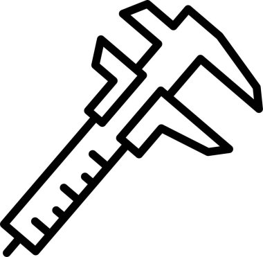 Kalifiye düz simge beyaz arkaplan, vektör, resimleme izole