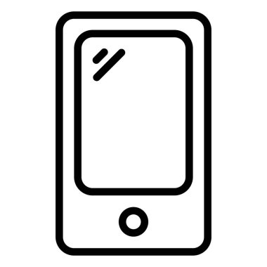 cep telefonu ikonu vektör illüstrasyonu