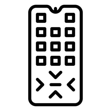 Alışveriş ve bilim hattı vektör simgesi.