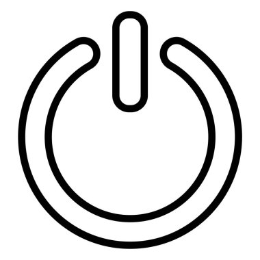 güç hattı vektör simgesi