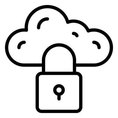 bulut depolama vektörü simgesi