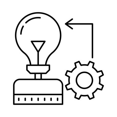 strateji ve pazarlama çizgisi vektör simgesi