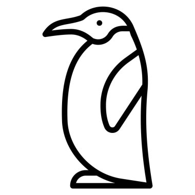 kuş simgesi vektör illüstrasyonu