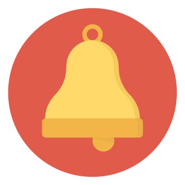 Çan simgesi vektör illüstrasyonu