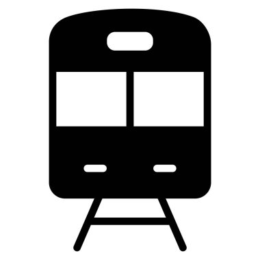 tren simgesi vektör illüstrasyonu