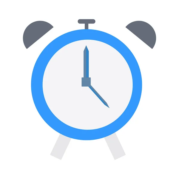 Icono Del Reloj Despertador Estilo Diseño Plano — Vector de stock