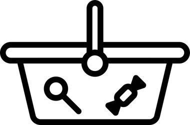 Alışveriş ve ticaret vektör simgesi