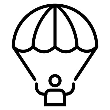 Alışveriş poşeti vektör simgesi olan kadın