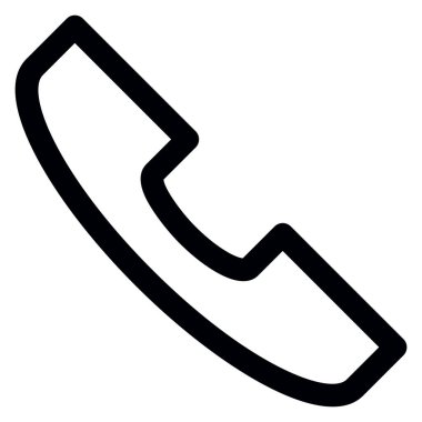 Telefon vektör simgesi. biçim iki renkli düz sembol, yoğun kırmızı ve siyah renkler, yuvarlak açılar, beyaz