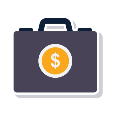 para çantası simgesi vektör illüstrasyon grafik tasarımı