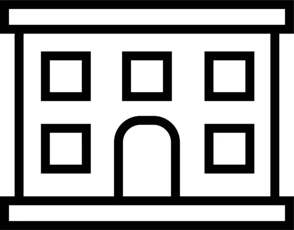 Готельні Сервісні Лінії Векторні Іконки — стоковий вектор