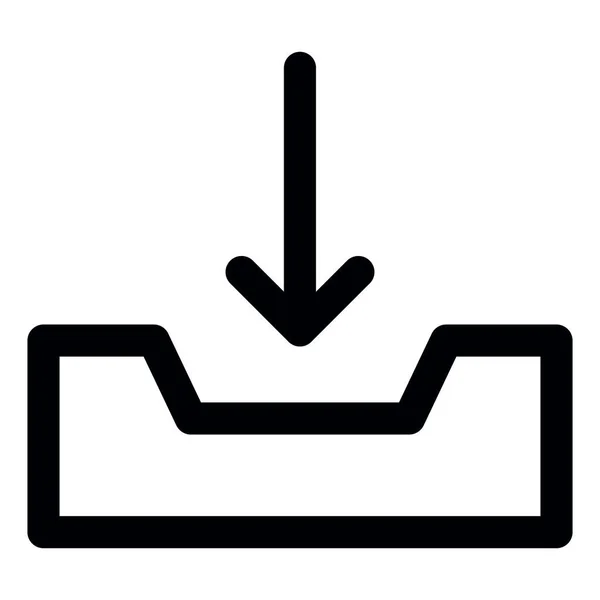 Pfeillinien Vektor Symbol Herunterladen — Stockvektor