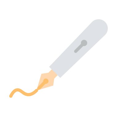 Uzun gölge simgesinin vektör illüstrasyonu