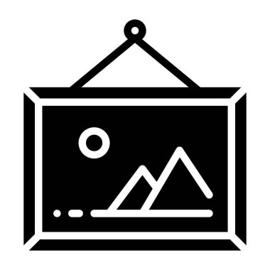 Seo çizgi simgesinin vektör illüstrasyonu