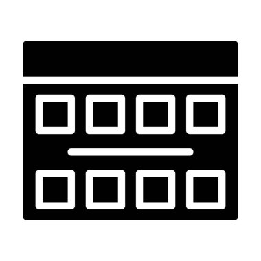 banka simgesi vektör illüstrasyonu