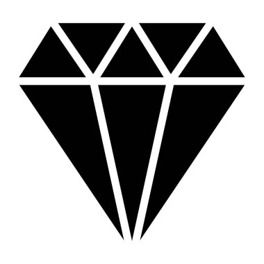 Elmas ikonu. vektör illüstrasyonu