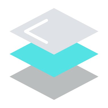 kağıt düzlem simgesi, vektör illüstrasyonu