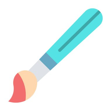 rimel düz vektör simgesi