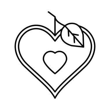 ok simgesi vektör grafiksel tasarımı olan kalp