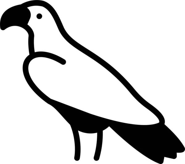 Vector Illustratie Van Een Schattige Vogel — Stockvector